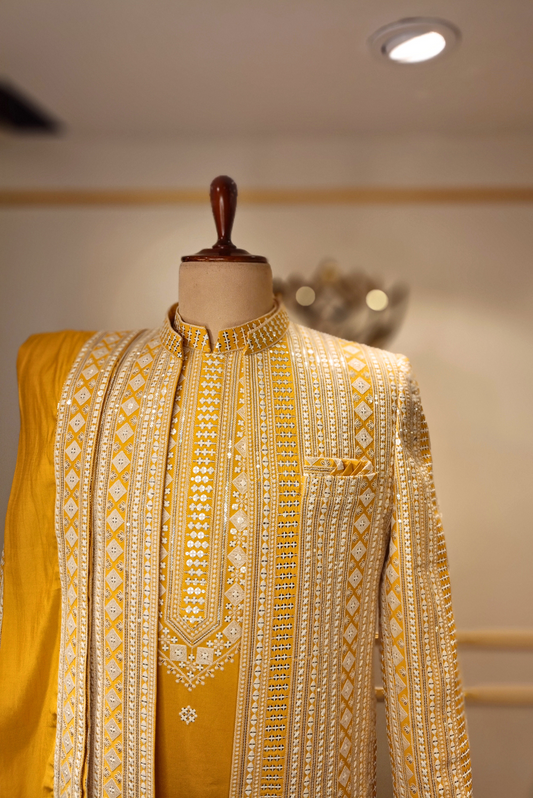 Golden Festive Wear