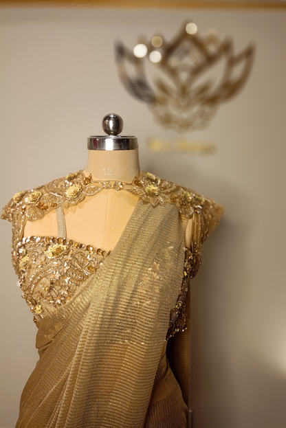 Liquid Gold Saree