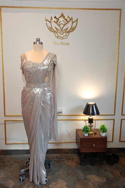 Silver Shimmer Drape