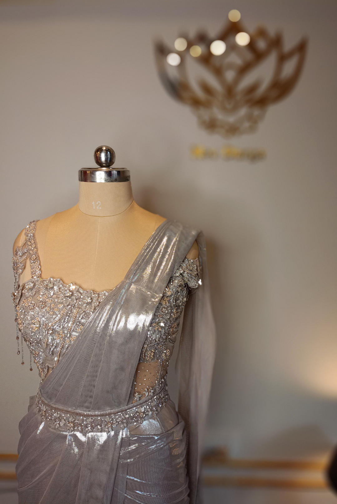 Silver Shimmer Drape