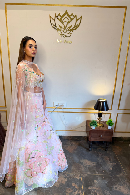 Pink Sparkle Lehenga