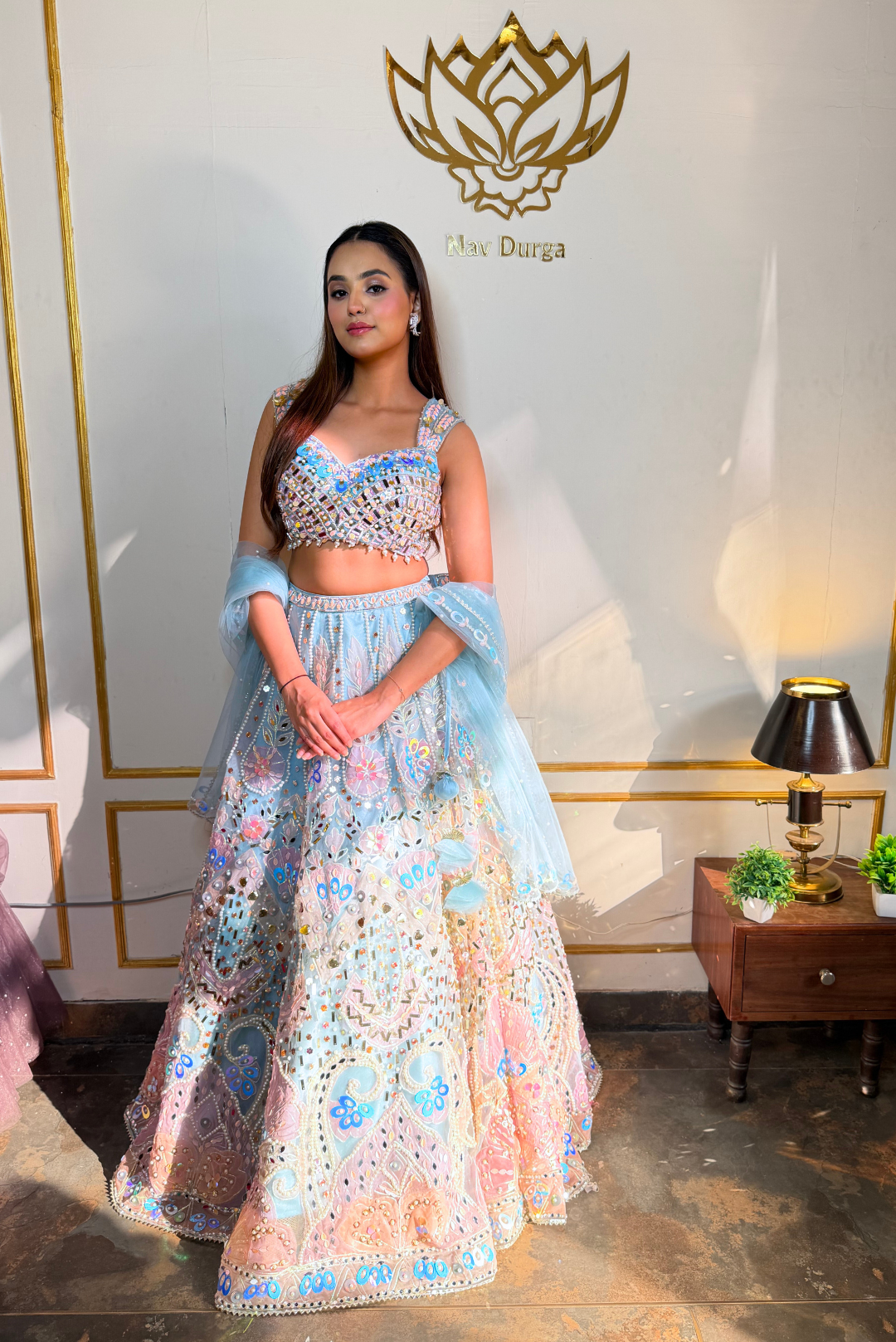 Celestial Pearl Lehenga