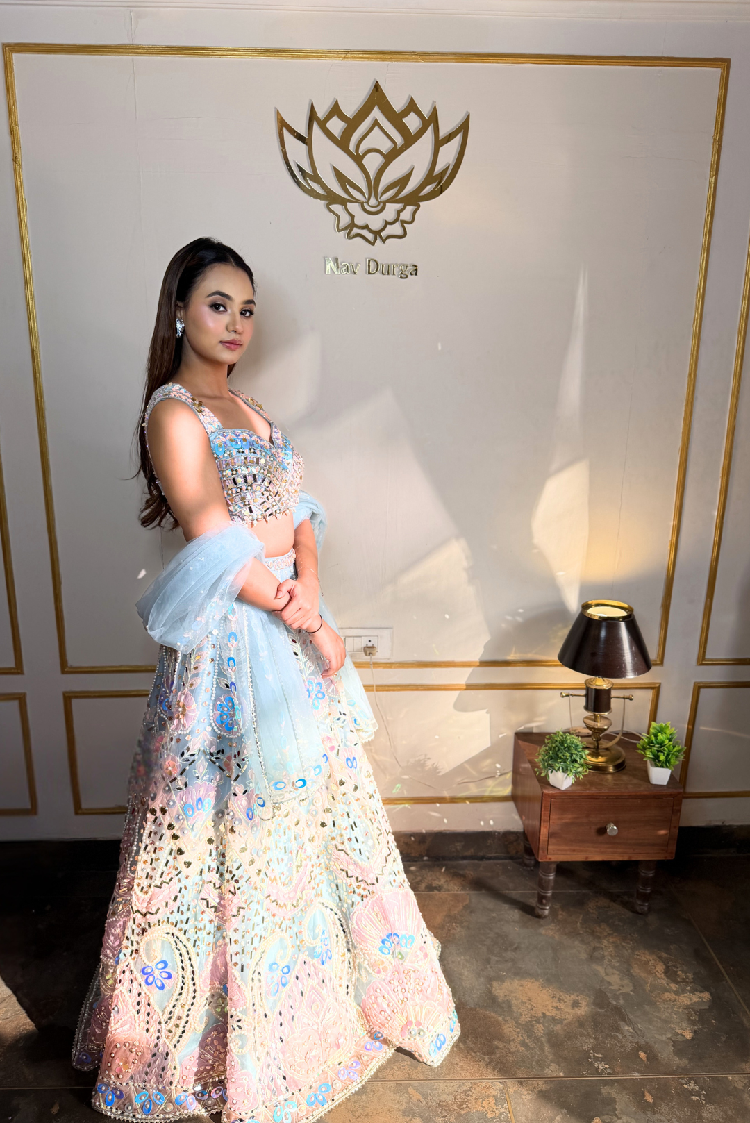 Celestial Pearl Lehenga