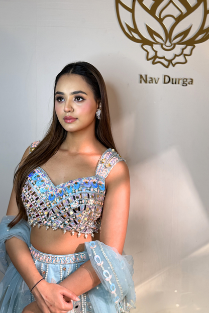Celestial Pearl Lehenga