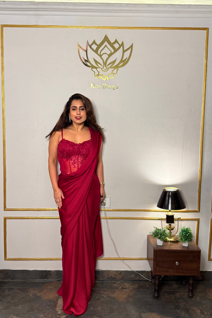 Scarlet Drape Glam