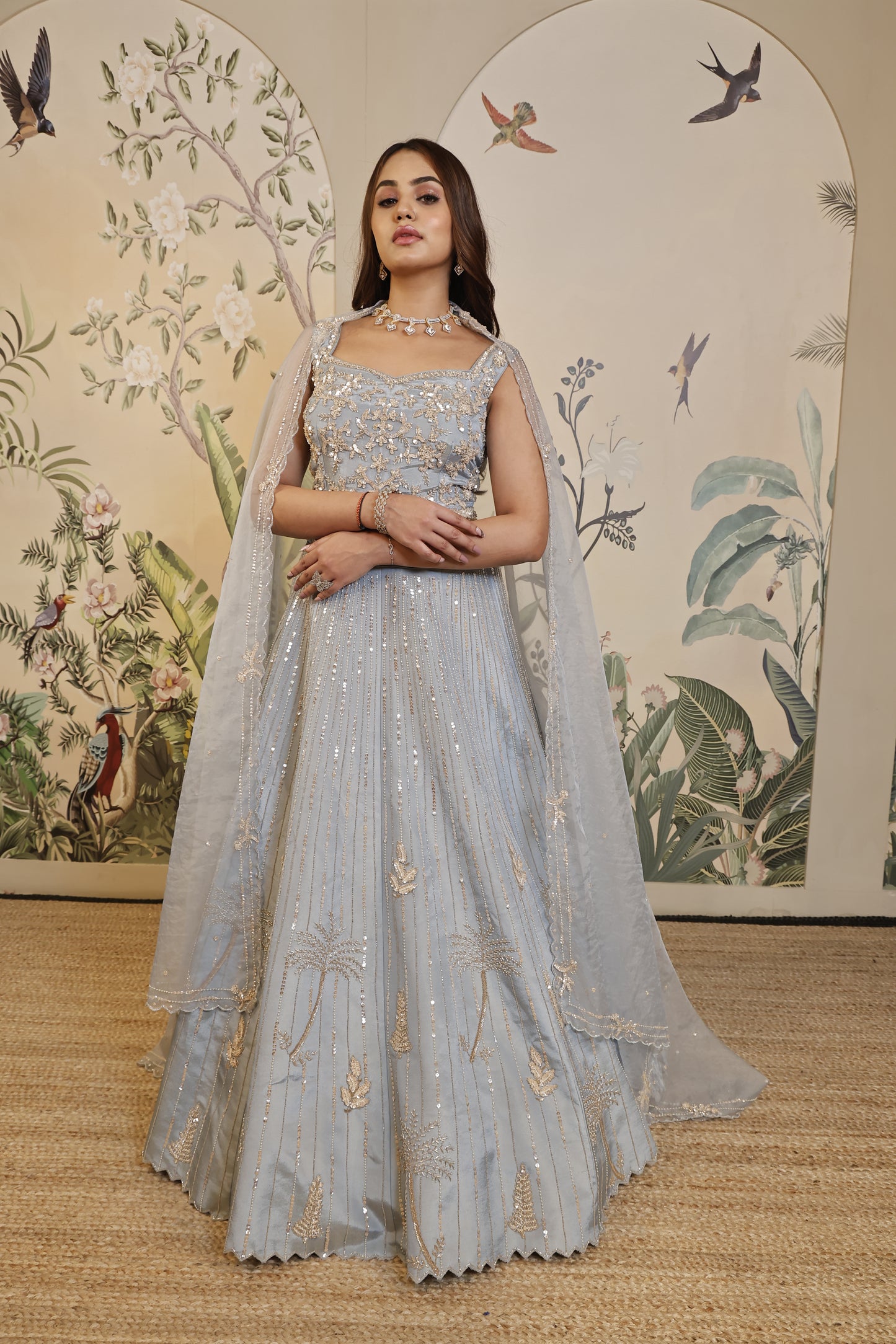 Blue Mirage Lehenga