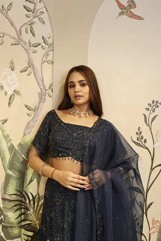 Navy Tassel Tale