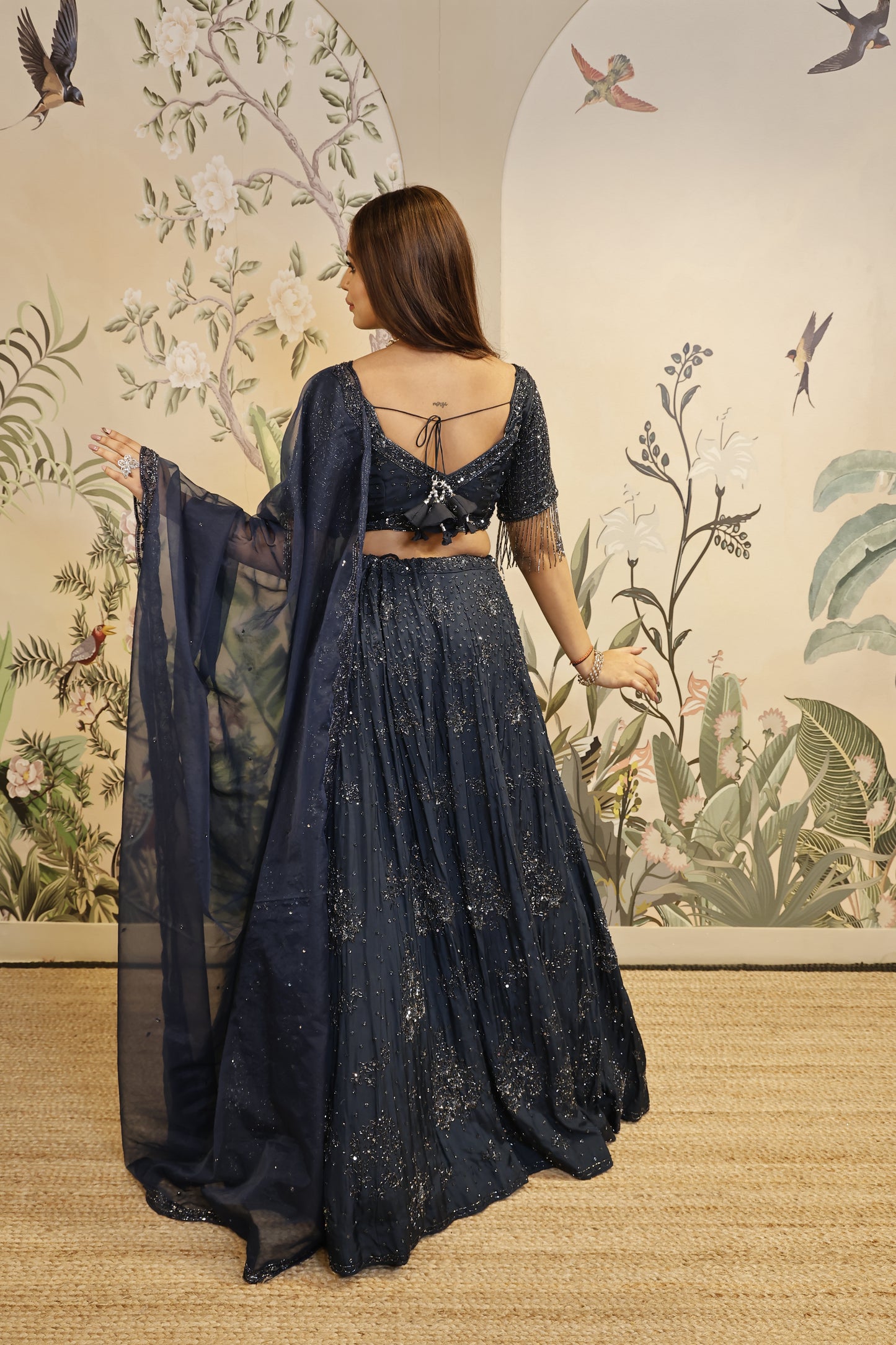 Navy Tassel Tale