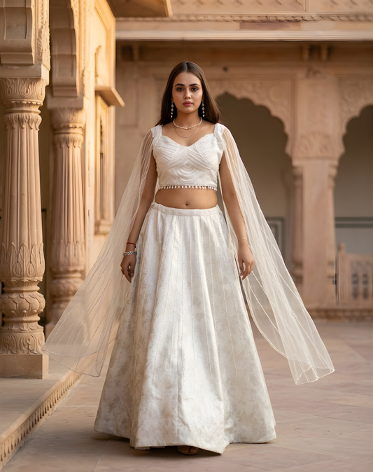 Shimmer Drape Ensemble