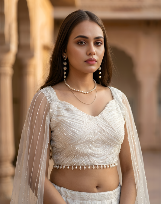 Shimmer Drape Ensemble