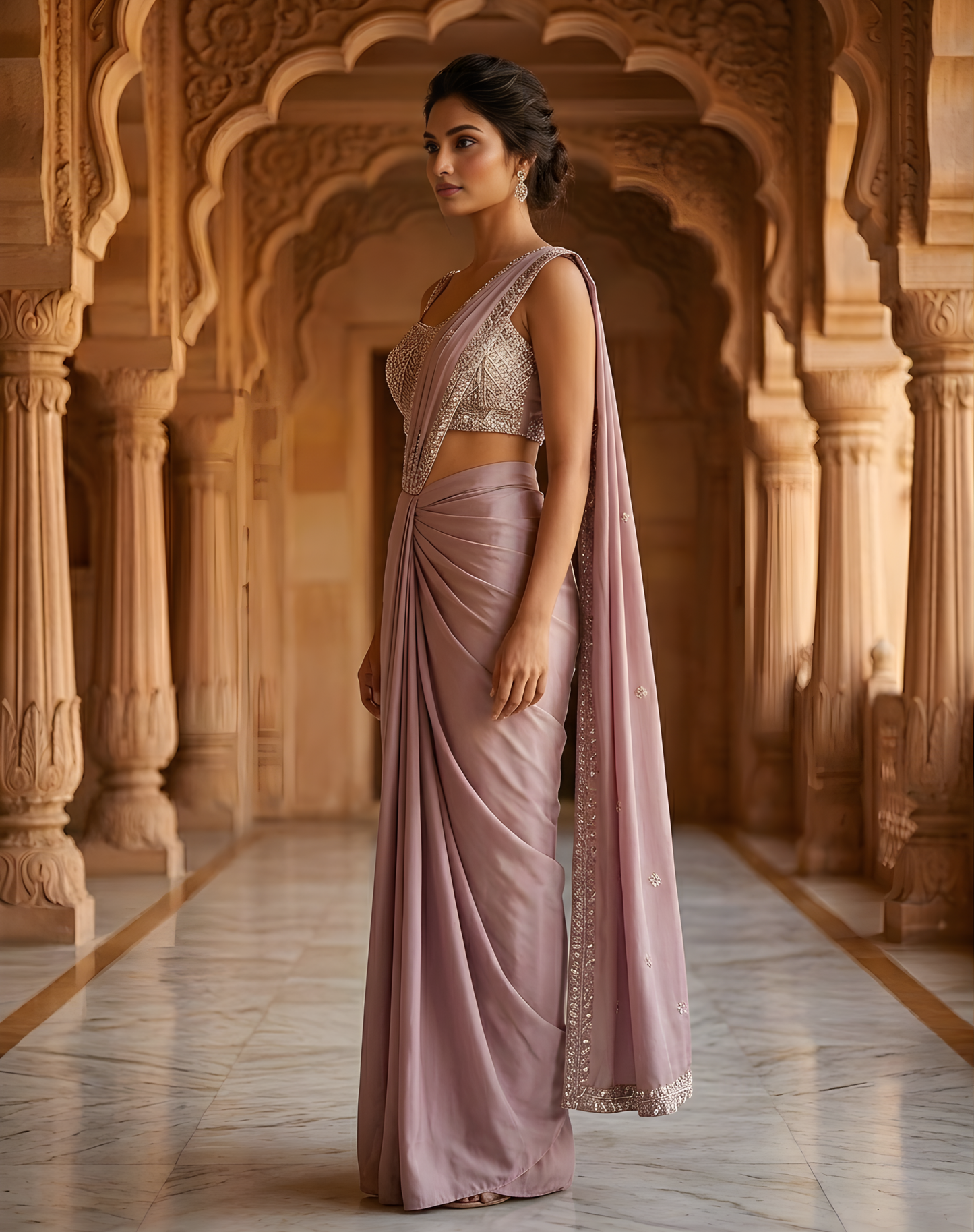 Lavender Luxe Drape