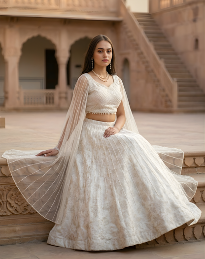 Shimmer Drape Ensemble