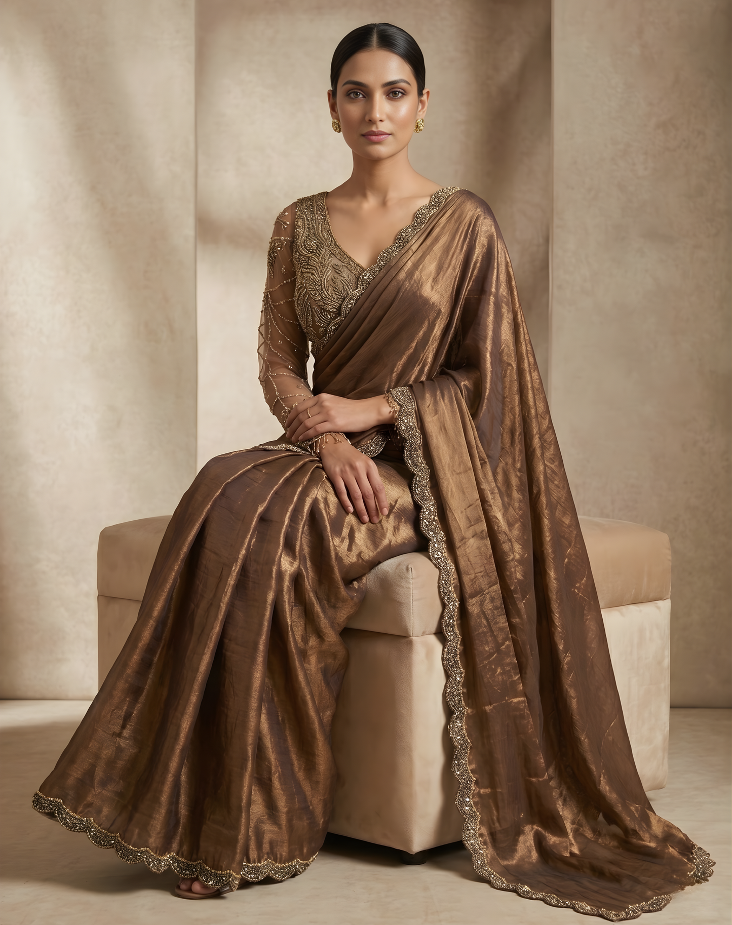 Bronze Gleam Drape