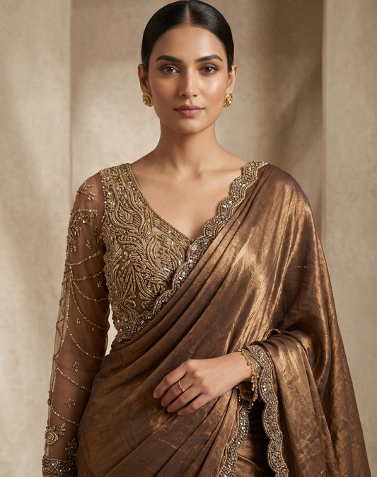 Bronze Gleam Drape