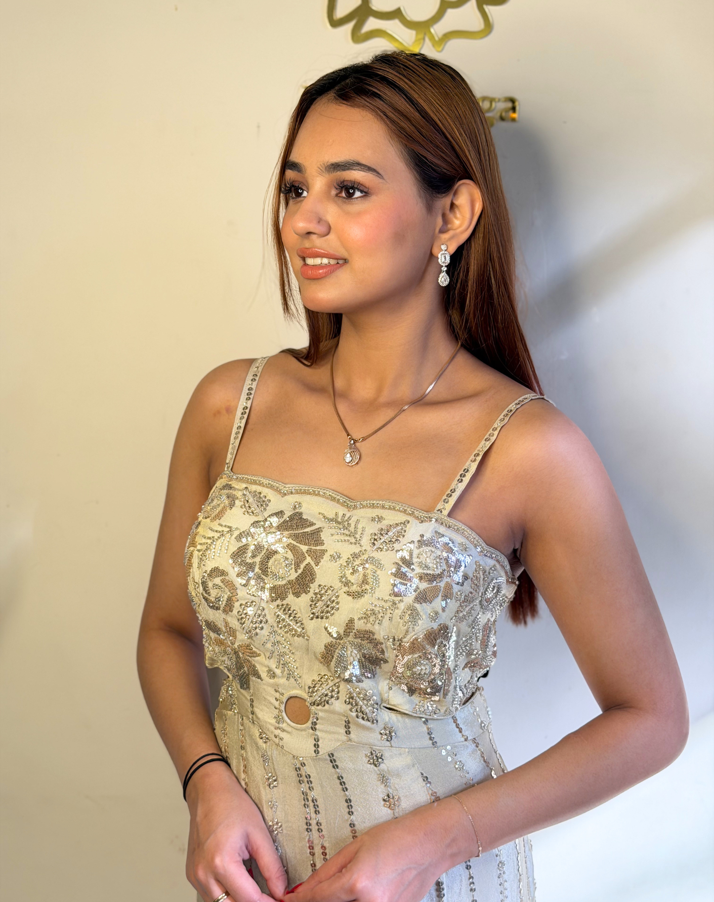 Ivory Glow Jumpsuit