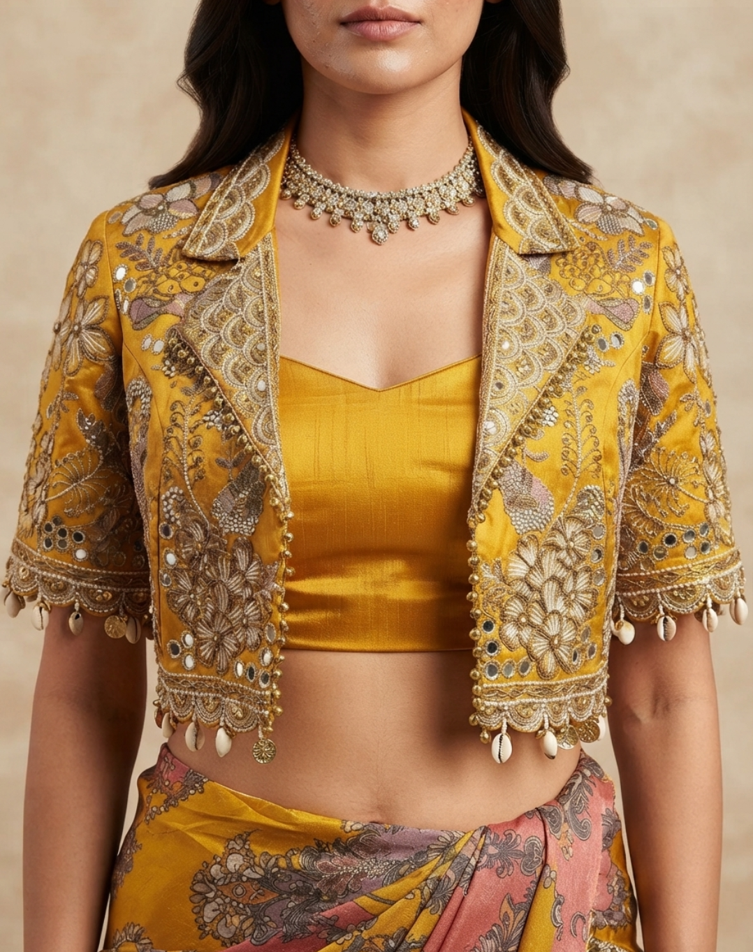 Marigold Reverie Saree