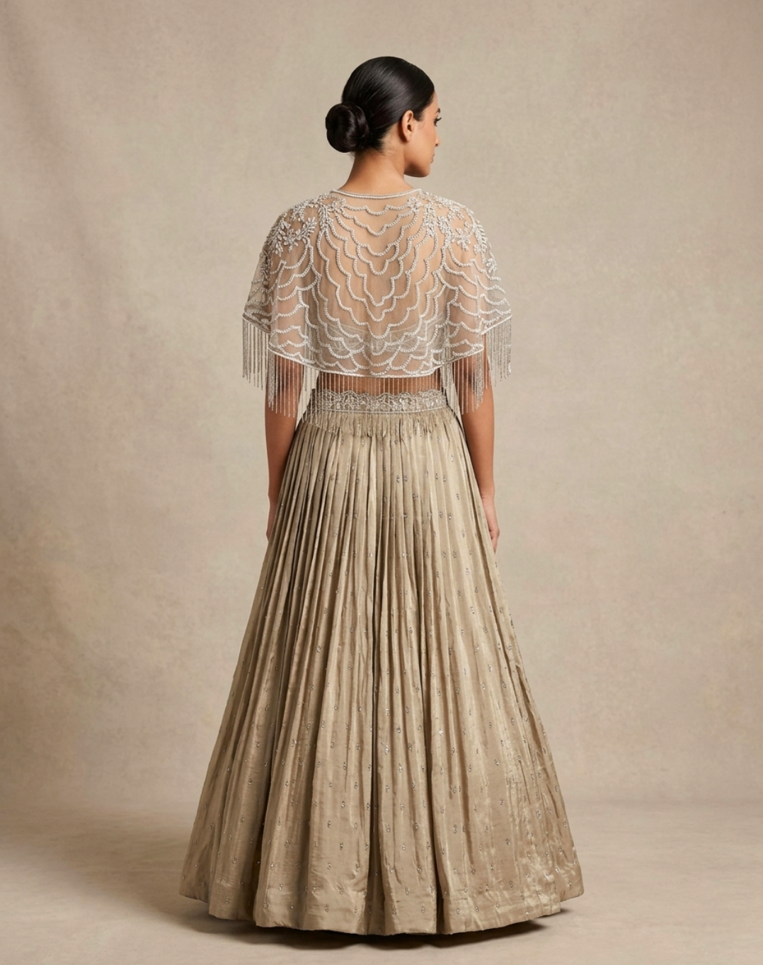 Amethyst Cascade Embellished Lehenga
