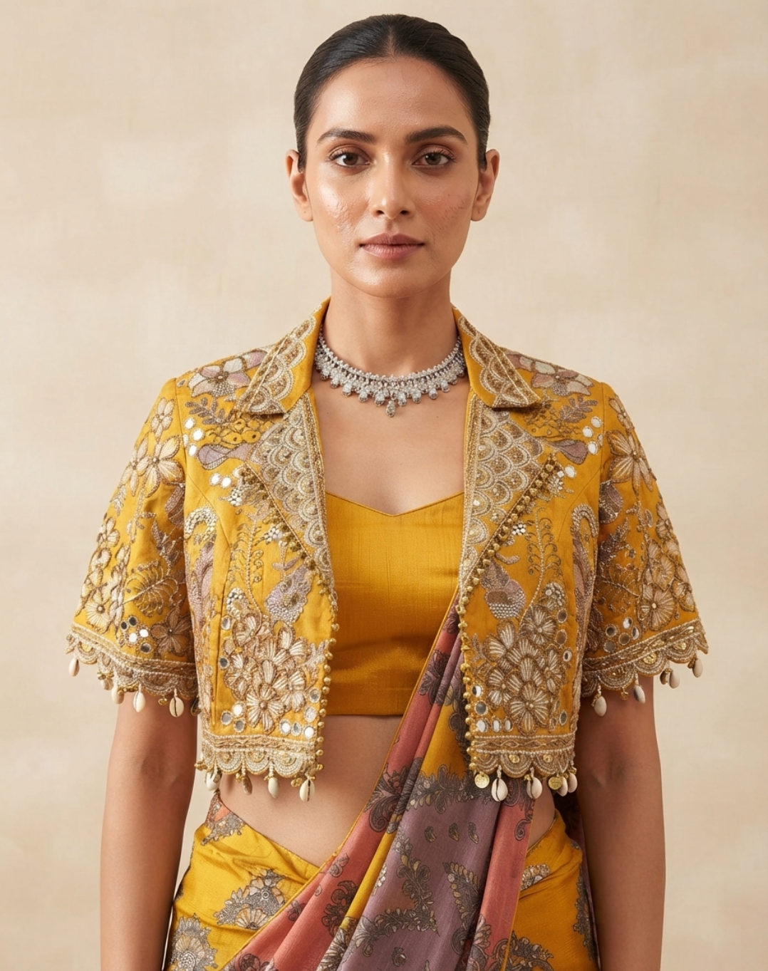 Marigold Reverie Saree