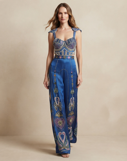 Sapphire Mosaic Jumpsuit