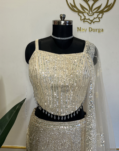 Starlit Gold Lehenga