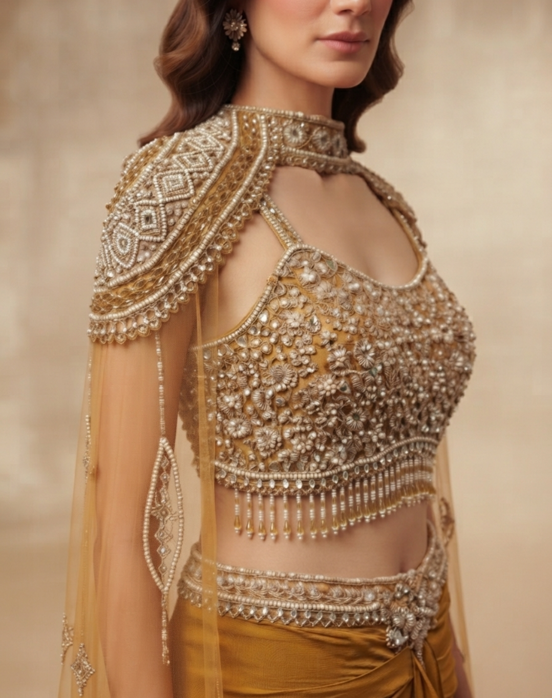 Amber Dusk Draped Set