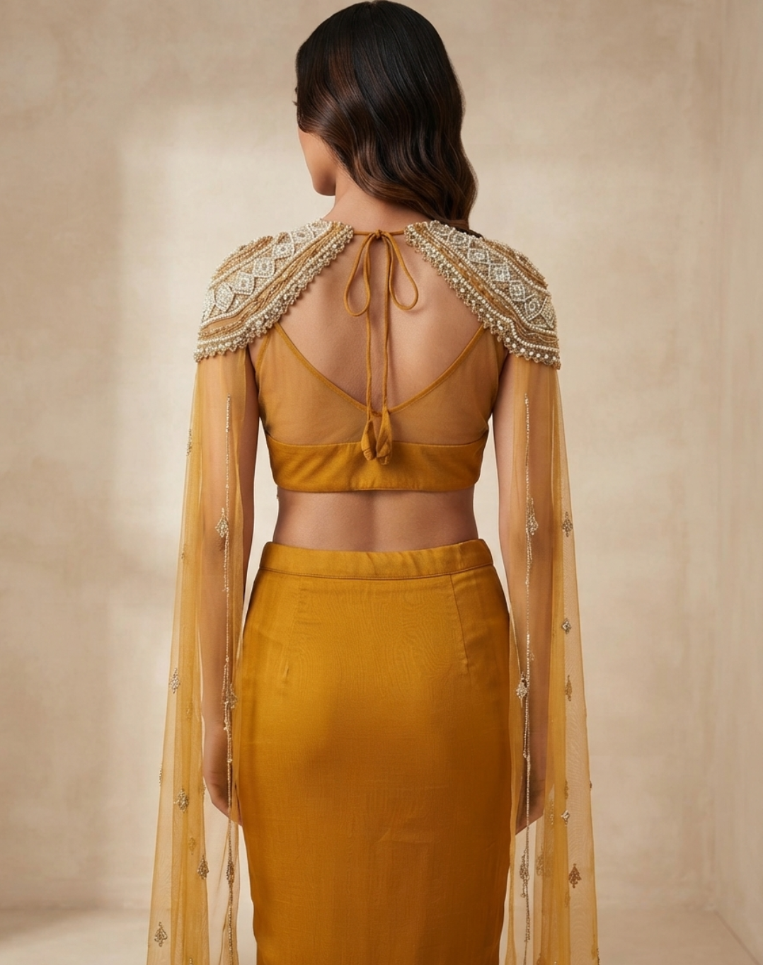 Amber Dusk Draped Set