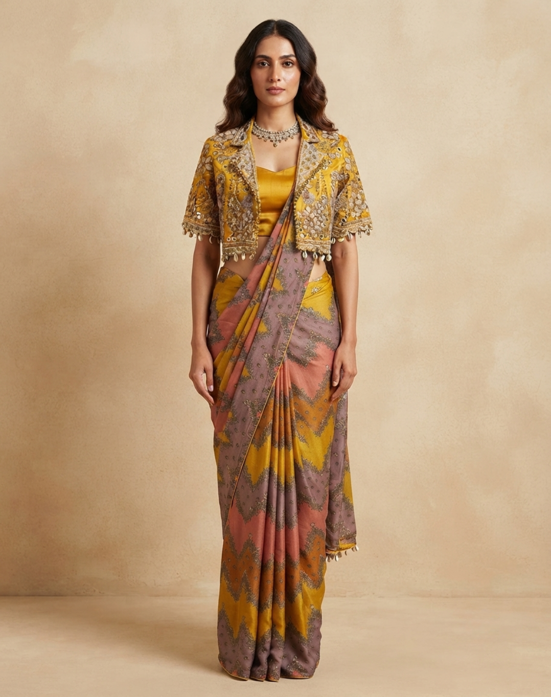 Marigold Reverie Saree