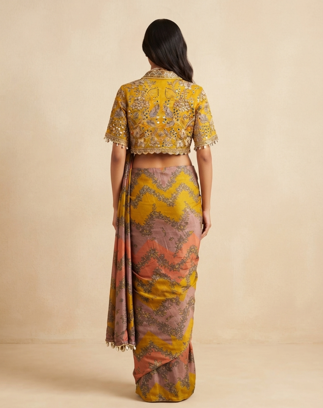 Marigold Reverie Saree