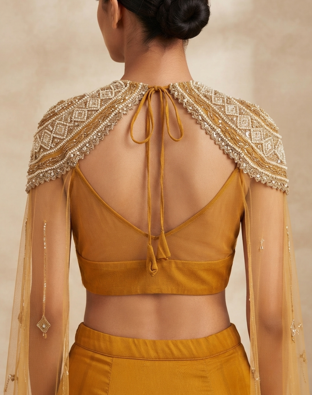 Amber Dusk Draped Set