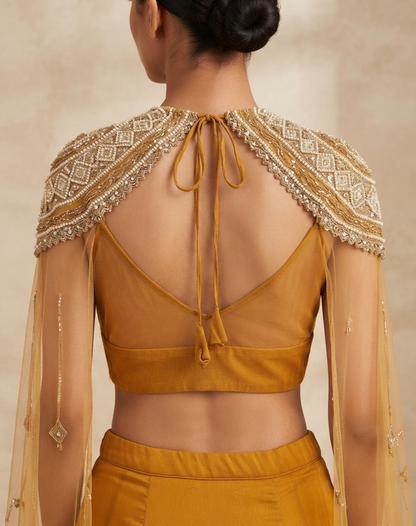 Amber Dusk Draped Set