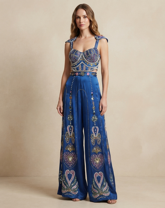 Sapphire Mosaic Jumpsuit