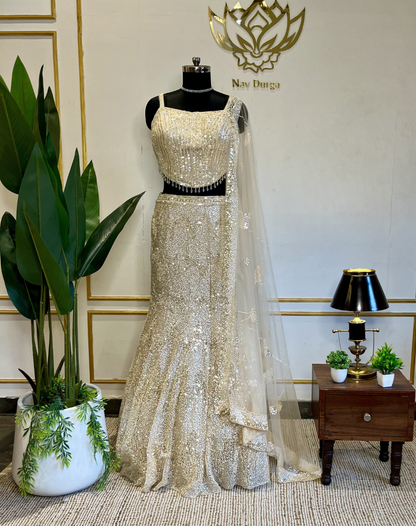 Starlit Gold Lehenga