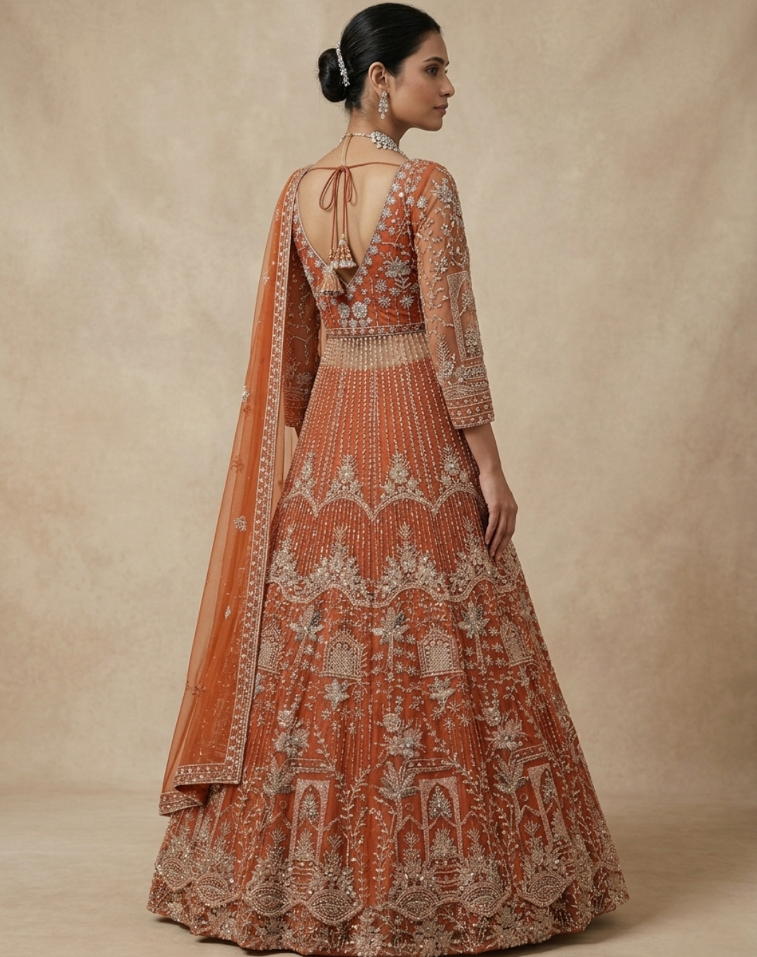 Sunlit Net | Embellished Net Lehenga Set