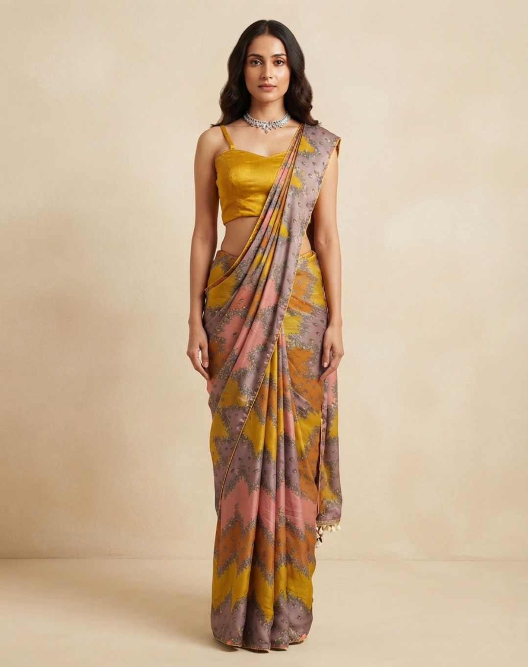 Marigold Reverie Saree