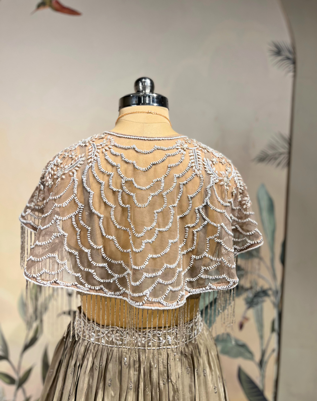 Amethyst Cascade Embellished Lehenga