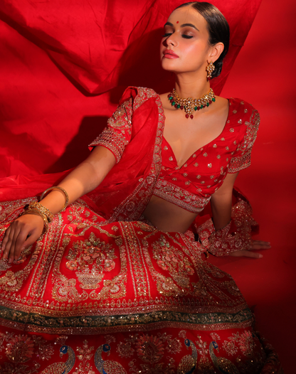 Ruby Bridal Set