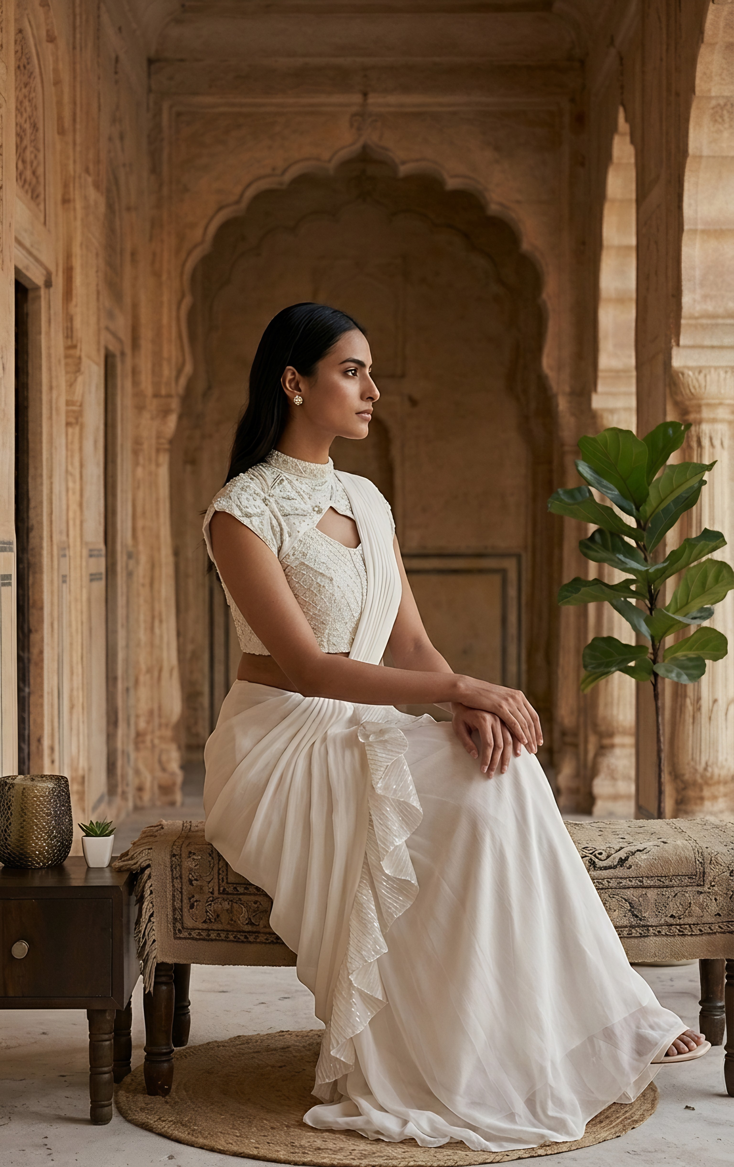 Ethereal White Elegance