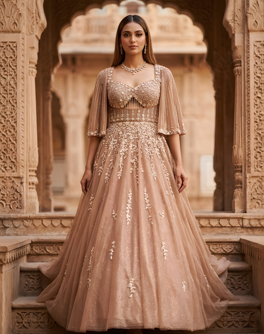Bronze Whisper Gown