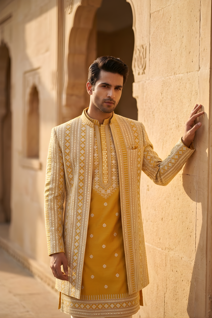 Golden Festive Wear