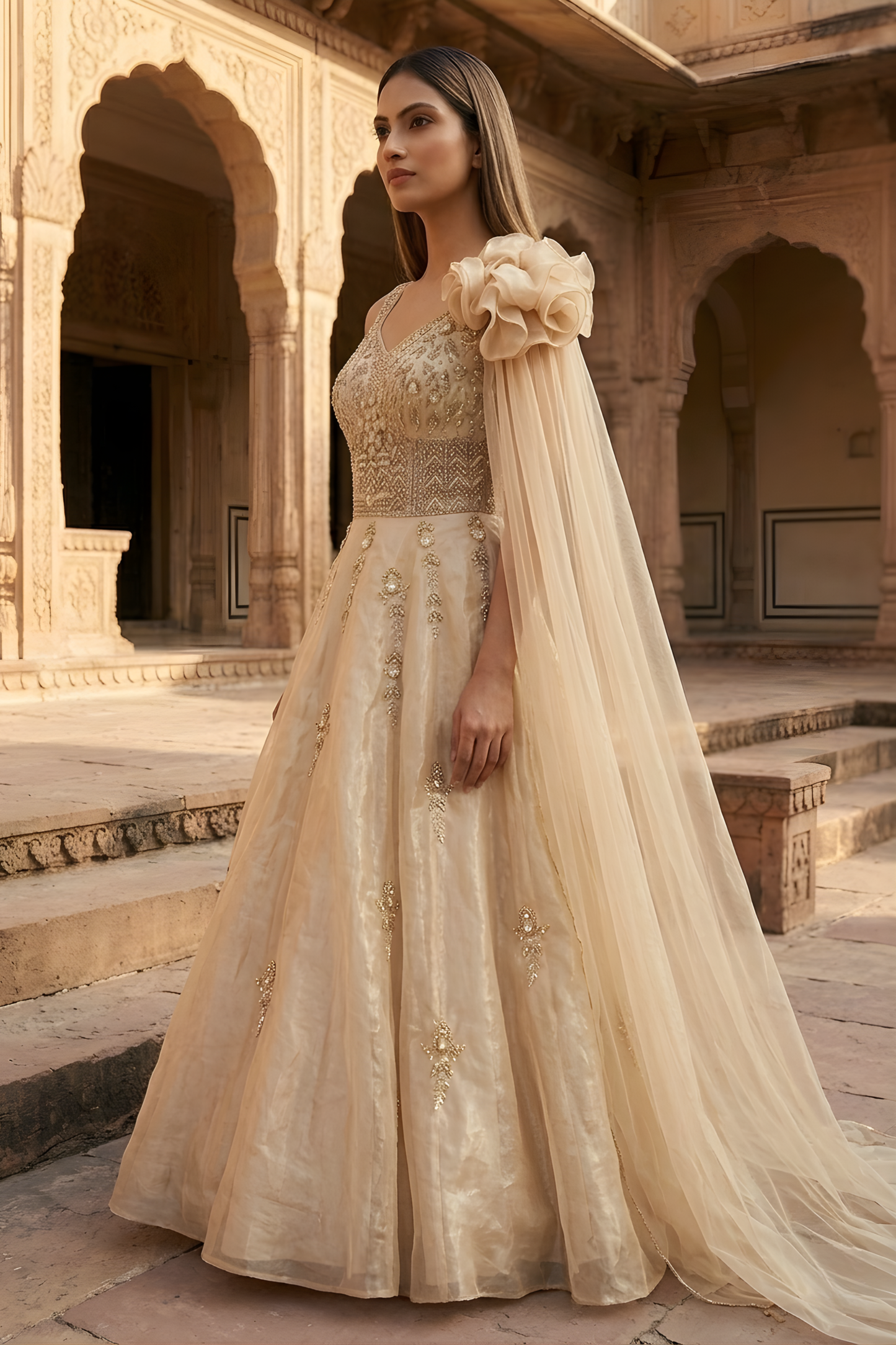 Champagne Allure Gown