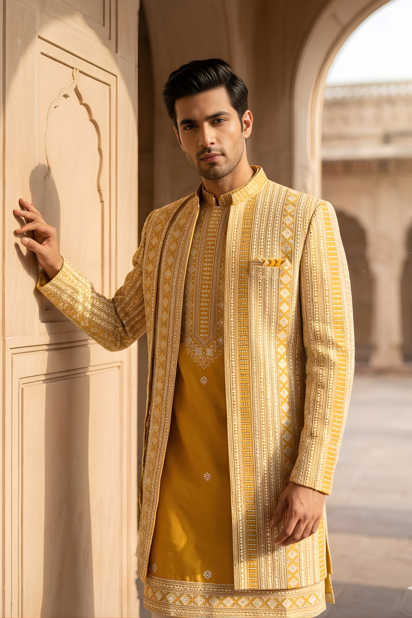Golden Festive Wear