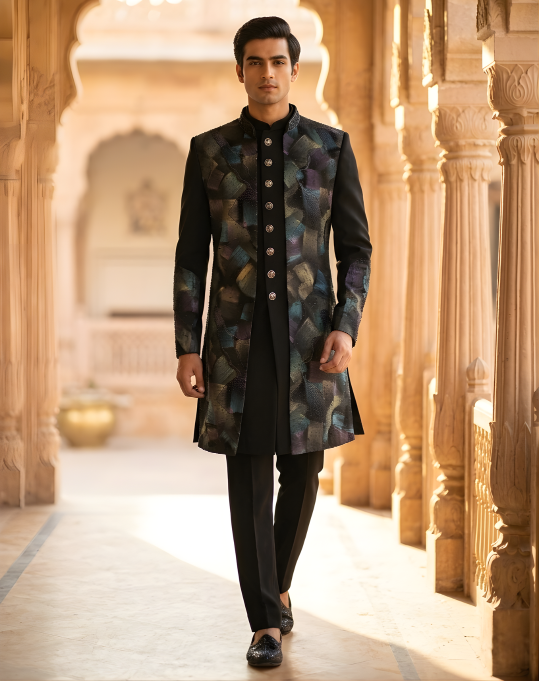 Noir Gleam Kurta