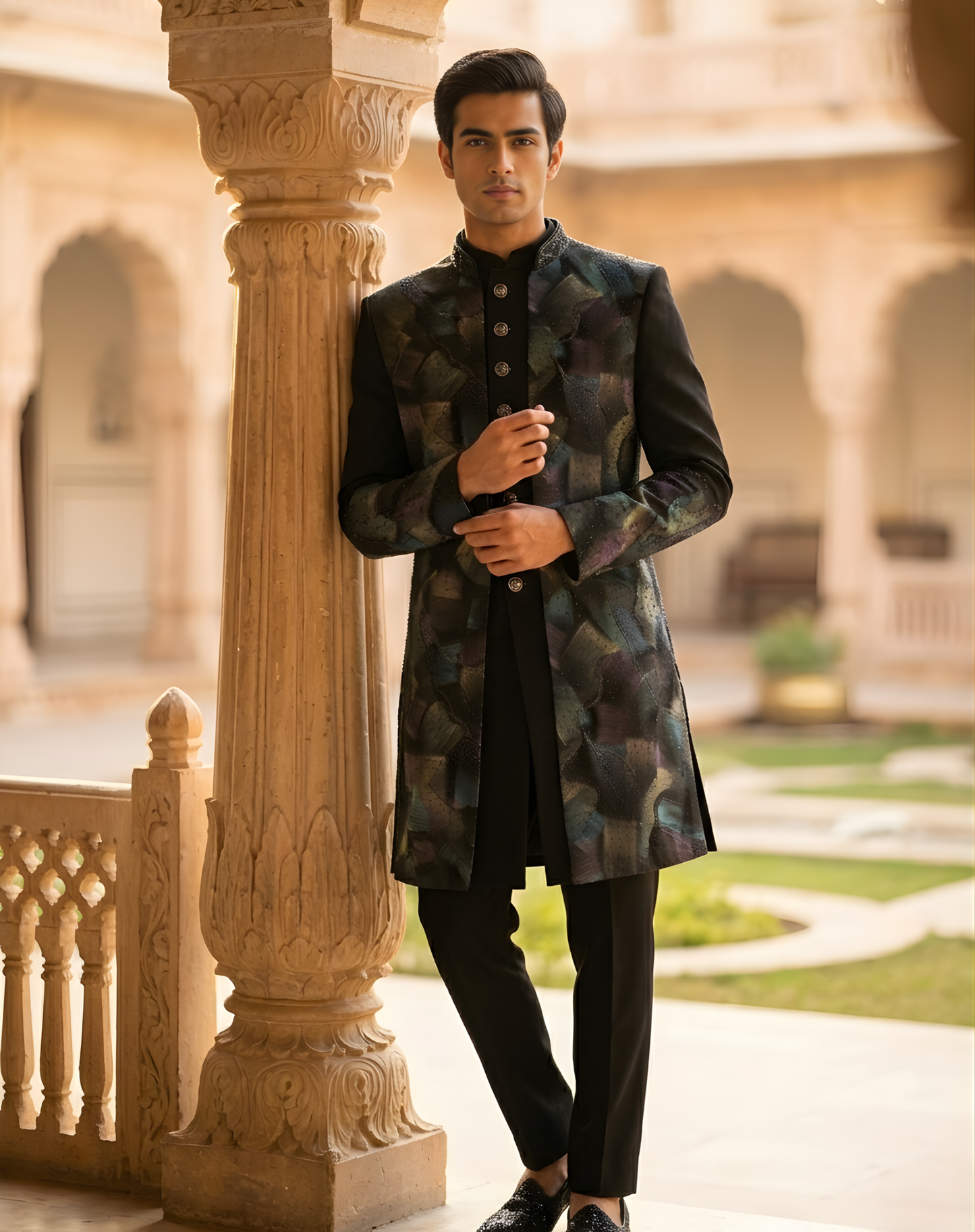 Noir Gleam Kurta