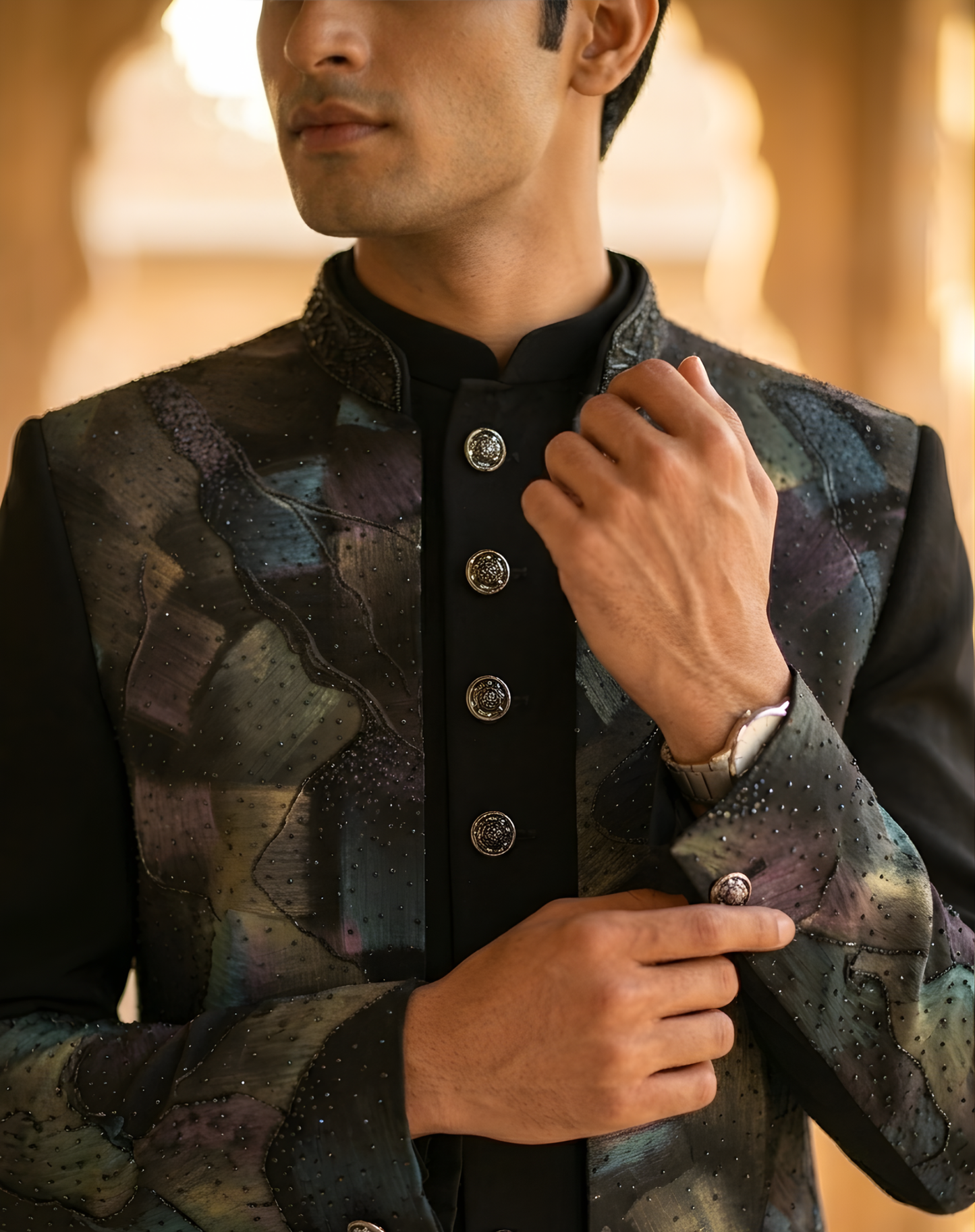Noir Gleam Kurta