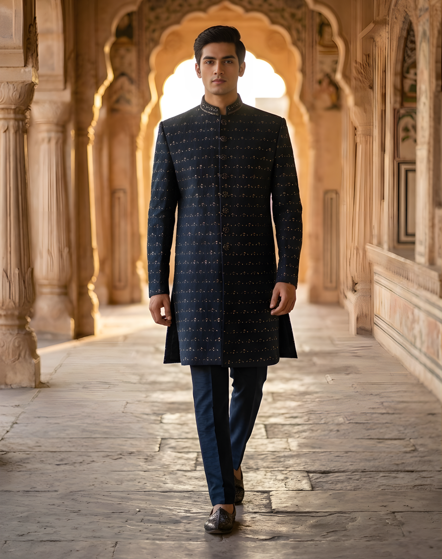 Azure Charm Kurta