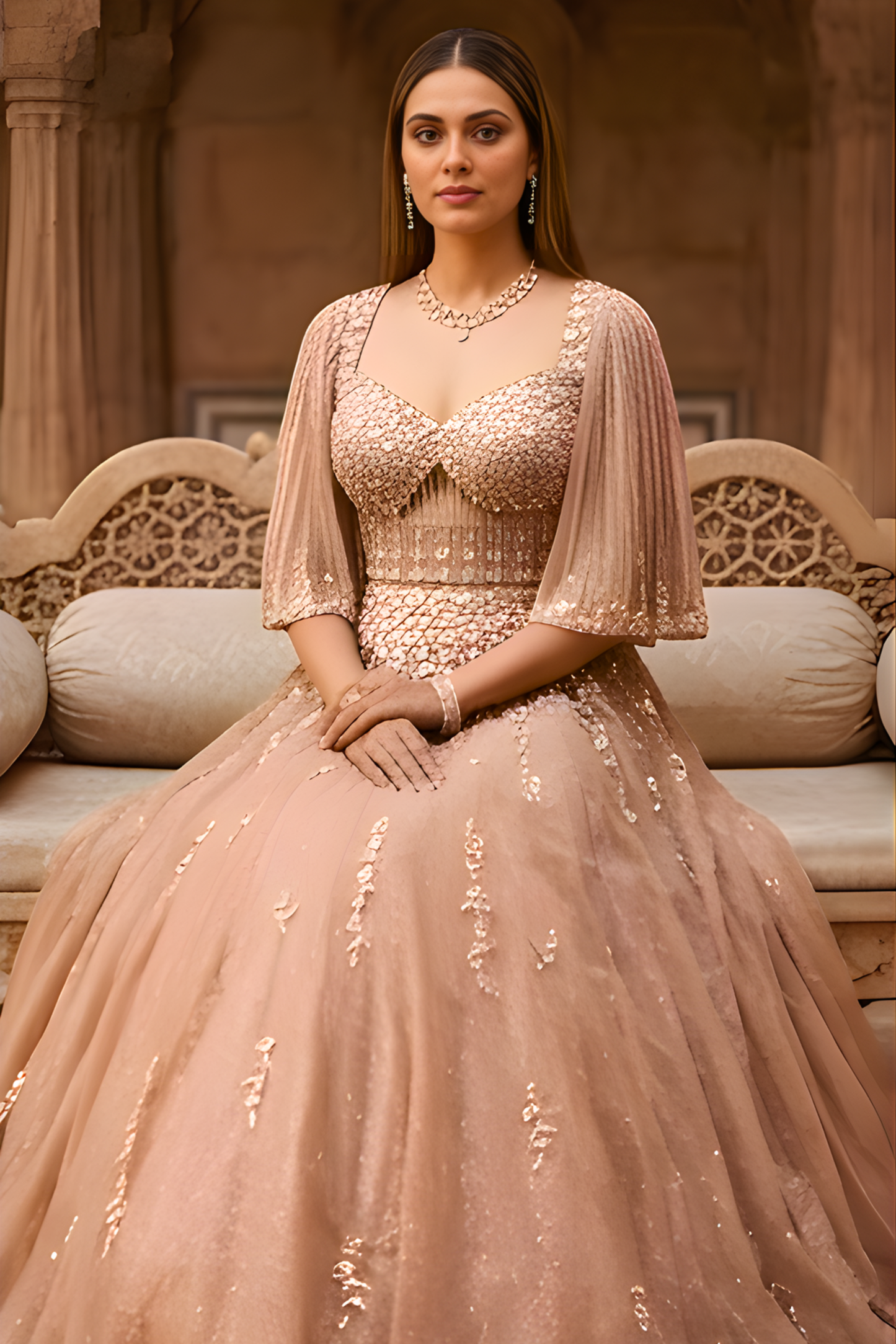 Bronze Whisper Gown