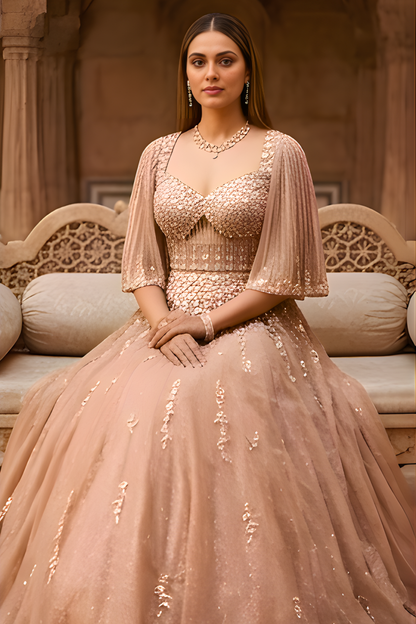 Bronze Whisper Gown