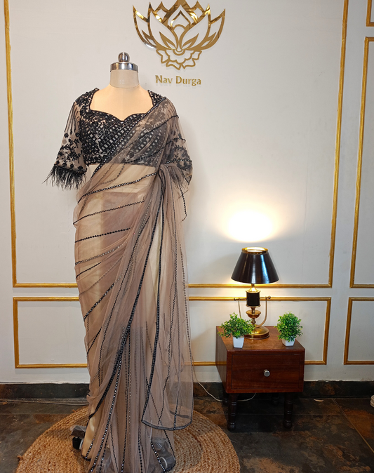 Midnight Gold Drape