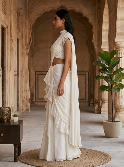 Ethereal White Elegance
