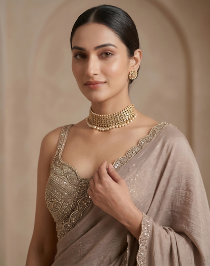 Beaver Bloom Saree